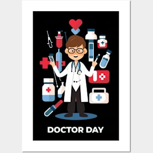 Happy Doctor day for All doctor Posters and Art